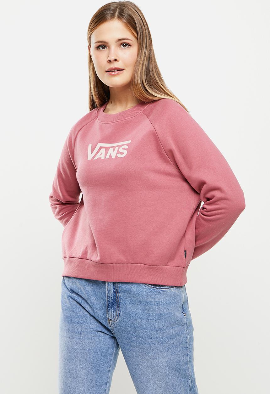 Vans - Wm flying v ft boxy crew - pink
