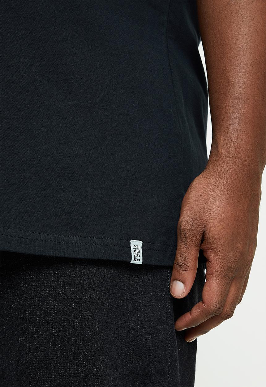 Field & Stream - 3peaks short sleeve tee - black