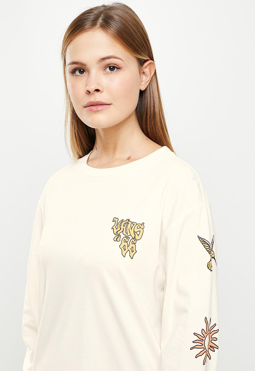 Vans - Skully 2 fs8 long sleeve t-shirt - marshmallow