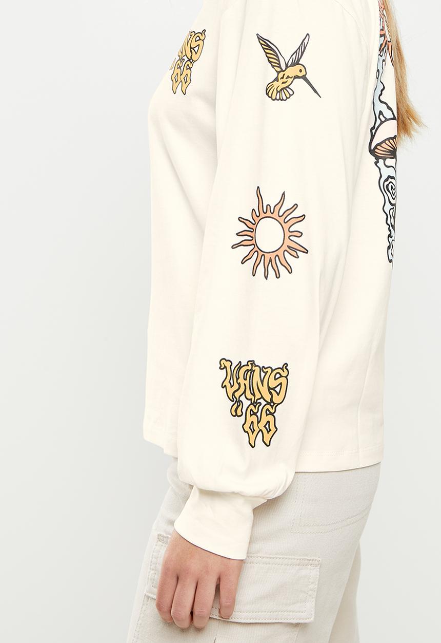 Vans - Skully 2 fs8 long sleeve t-shirt - marshmallow