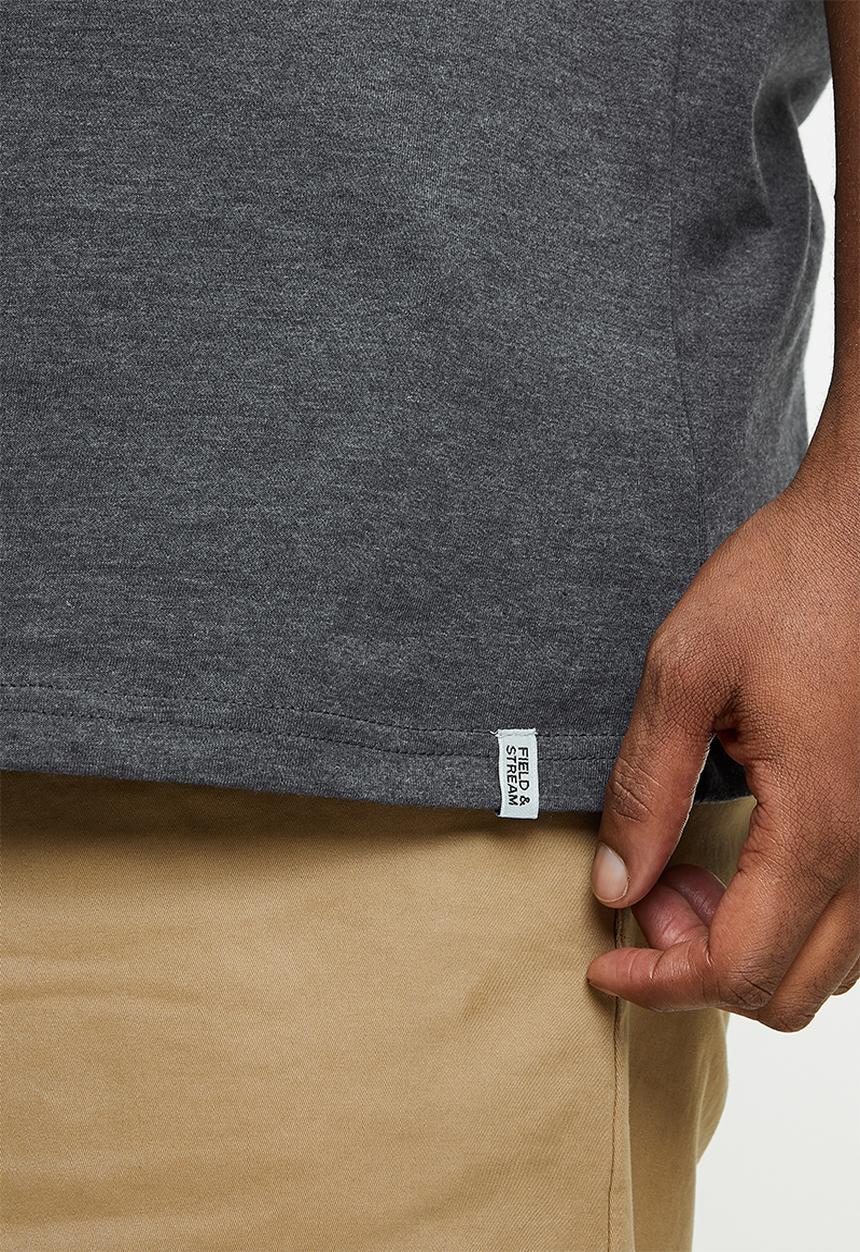 Field & Stream - Zar short sleeve tee - charcoal