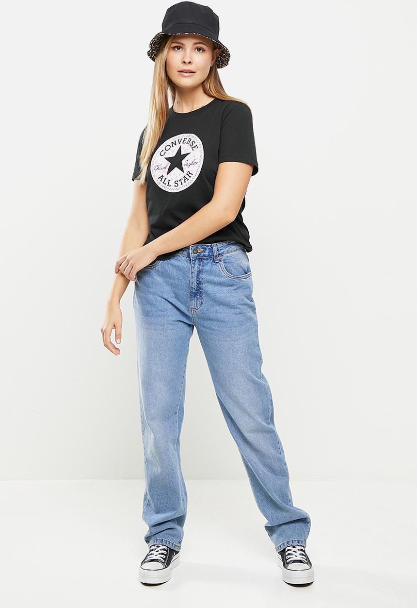 Converse - Nova seasonal infill classic tee - converse black