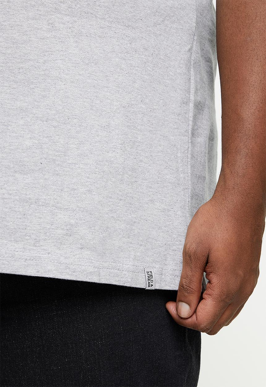 Field & Stream - Wolfy short sleeve tee - grey