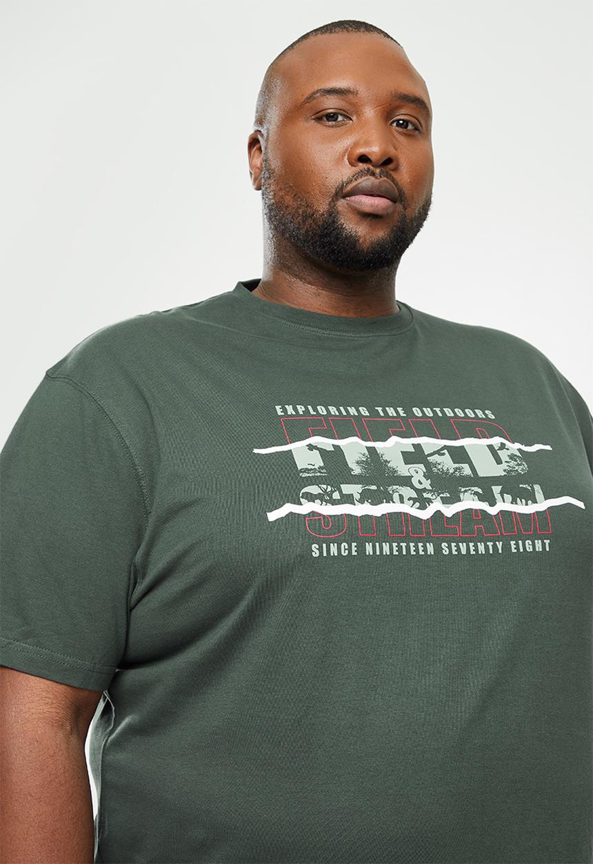 Field & Stream - Karoo short sleeve tee - green