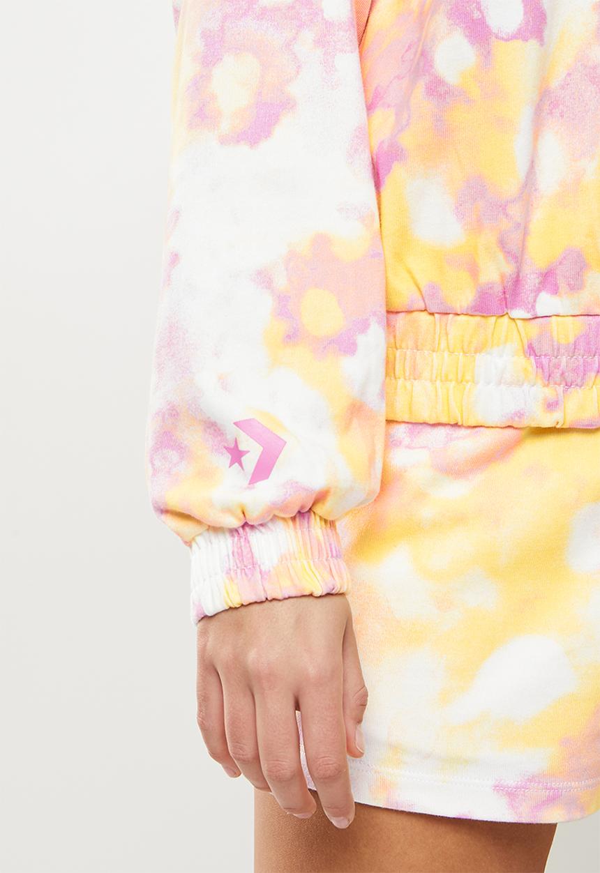Converse - Twisted classics all over print crew - beyond pink