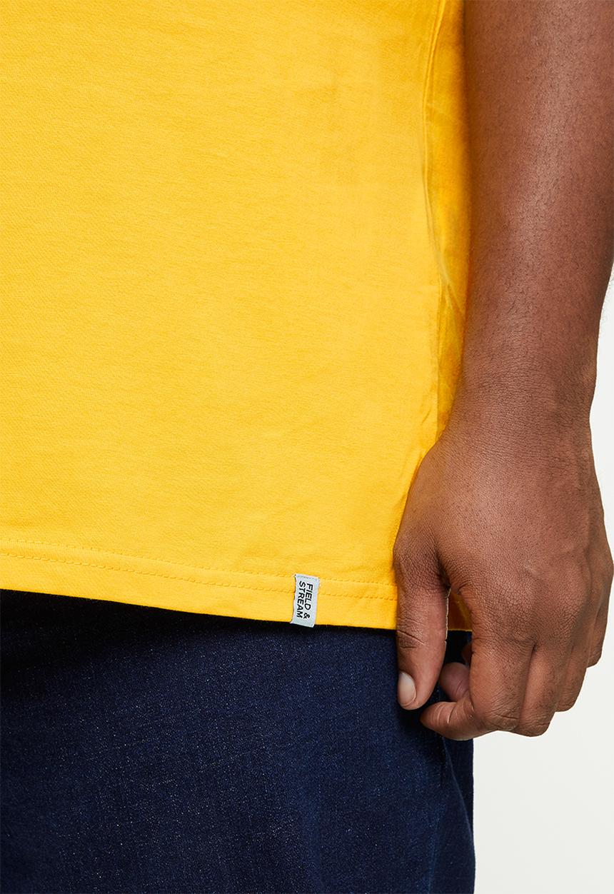 Field & Stream - Wild adventure short sleeve tee - yellow