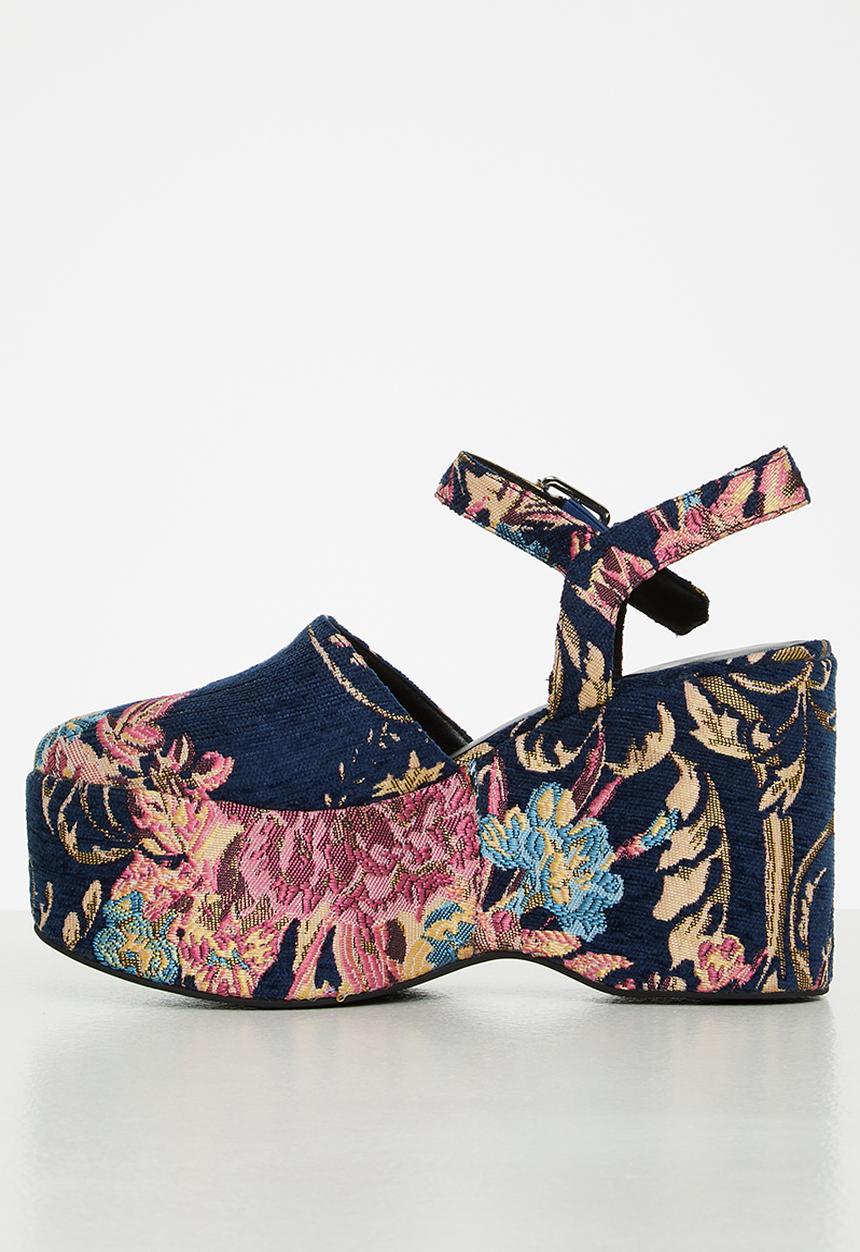 Jeffrey Campbell - Bohemian - navy tapestry