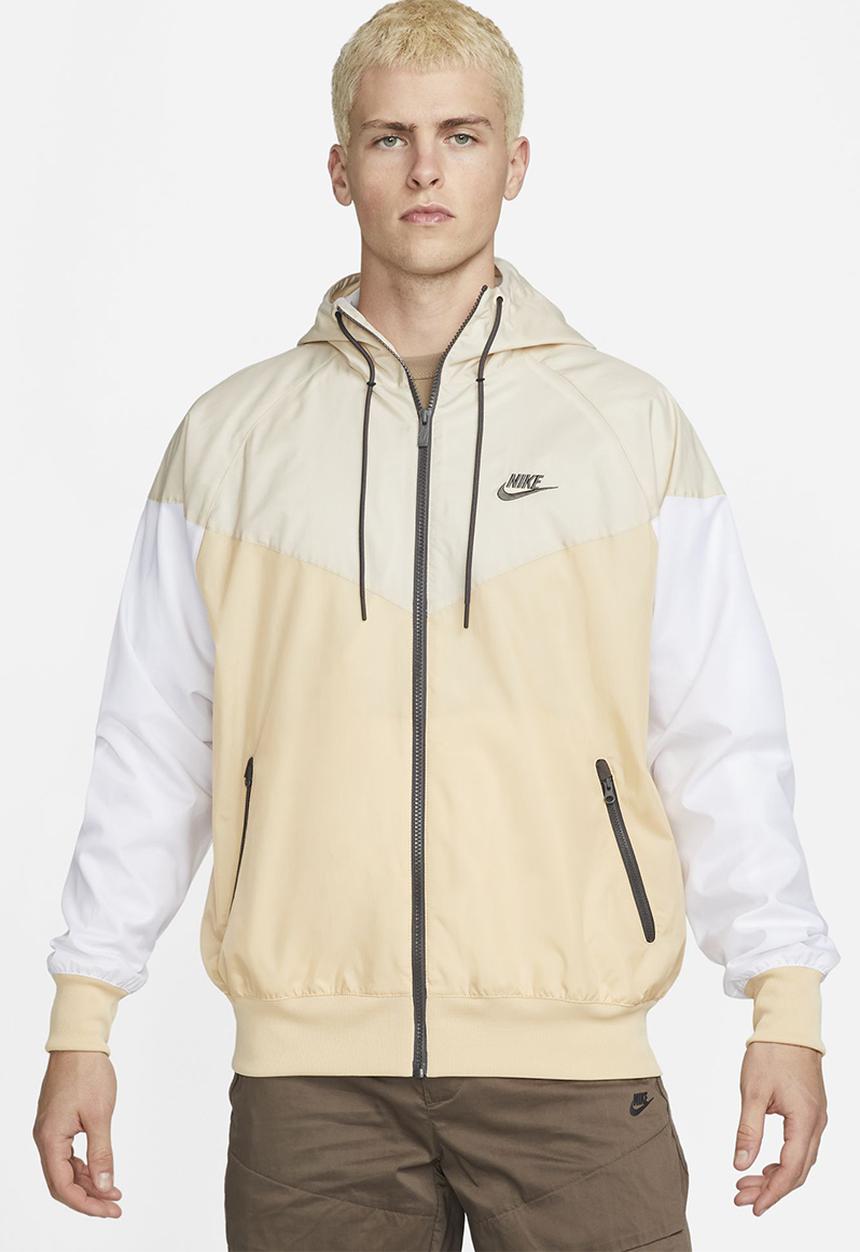 Nike - NSW Windrunner Hooded Jacket -  White Onyx/Sand/White