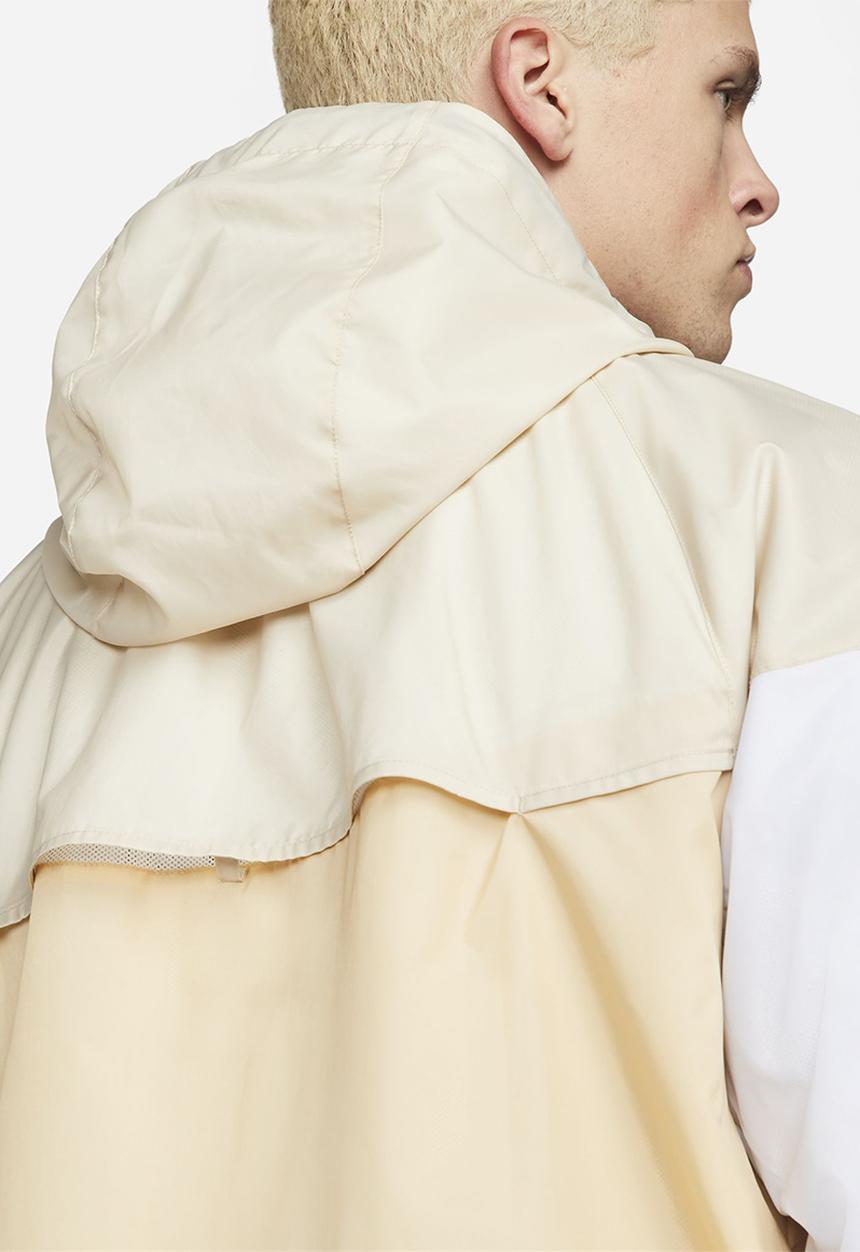 Nike - NSW Windrunner Hooded Jacket -  White Onyx/Sand/White