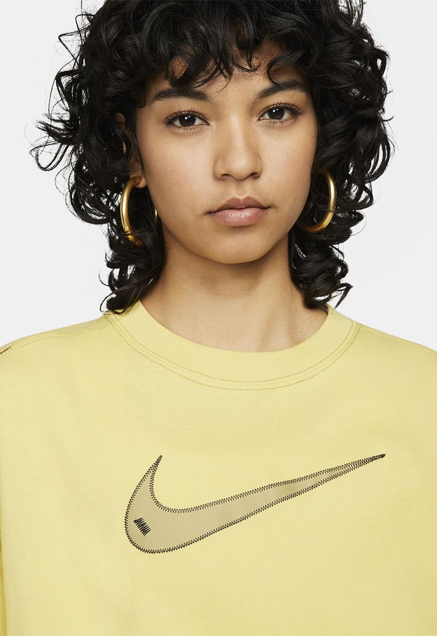 Nike - W nsw swsh ss top - celery