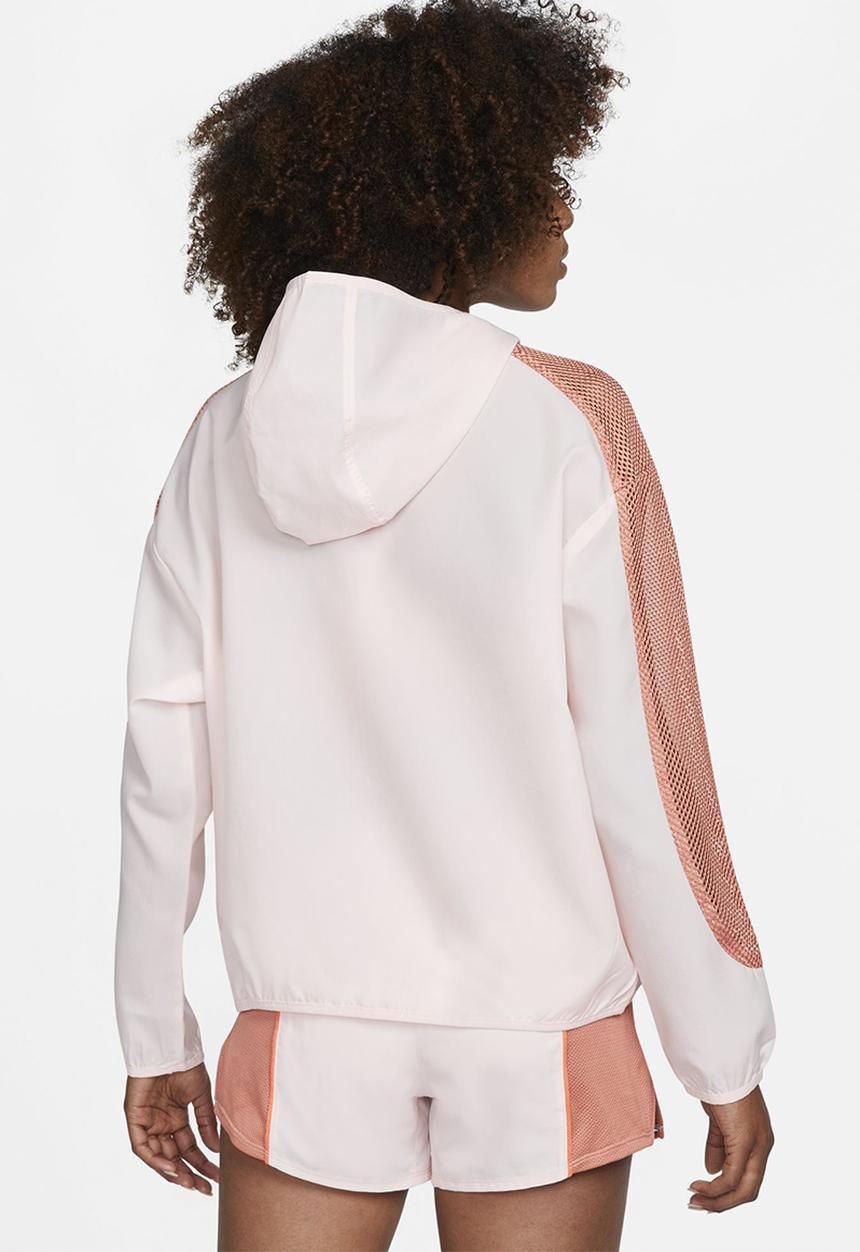 Nike - W nk icn clash jacket - atmosphere/ madder root