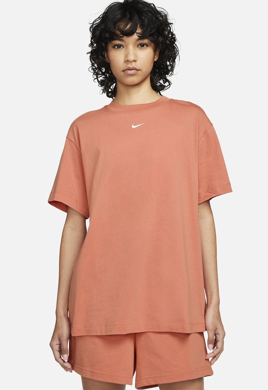 Nike - W nsw essntl tee bf lbr - madder root