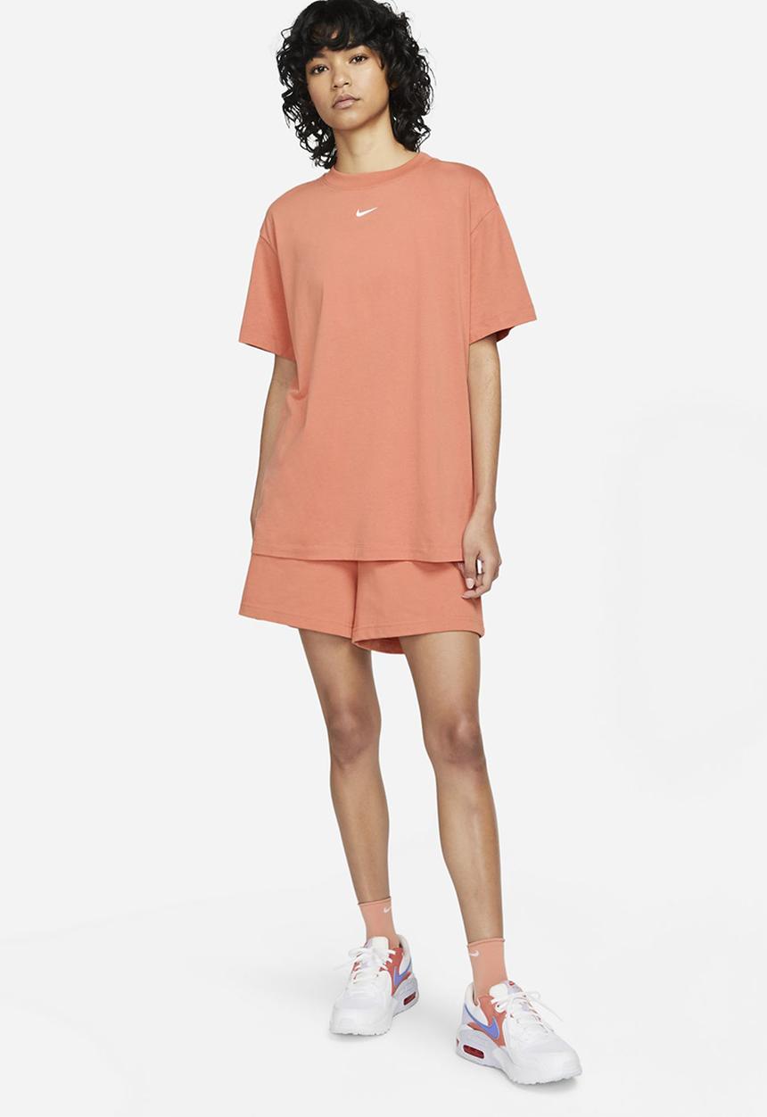 Nike - W nsw essntl tee bf lbr - madder root