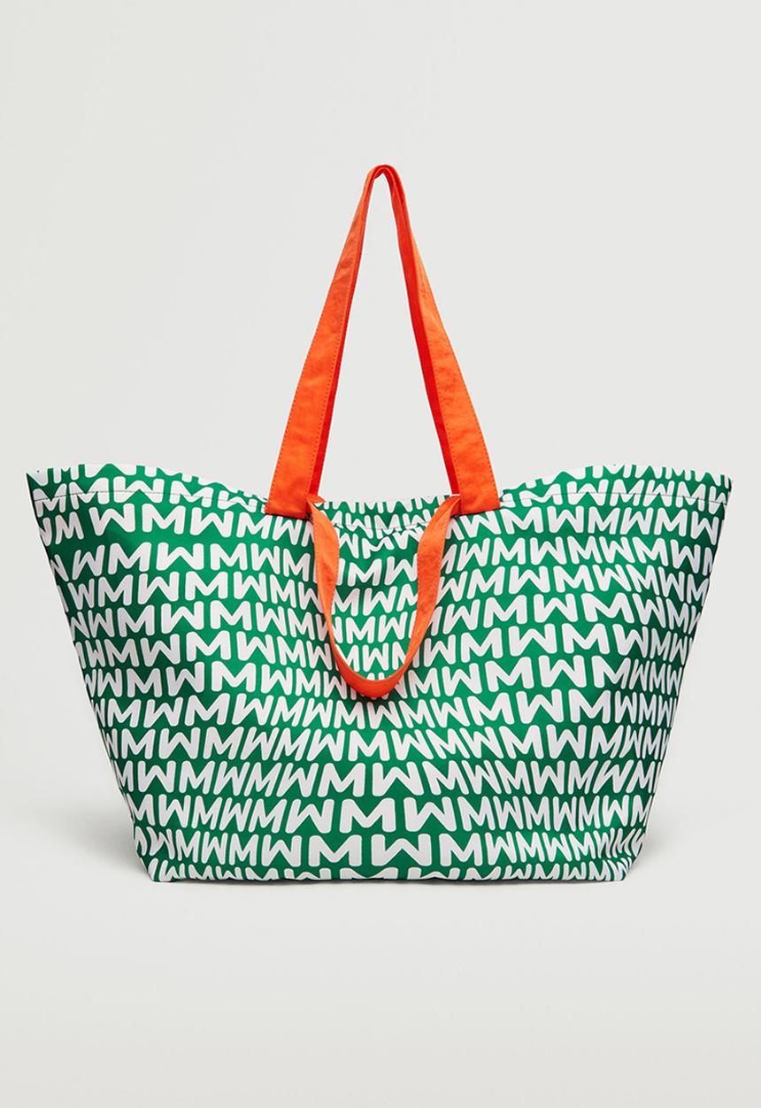 MANGO - Maxi shopper bag - green