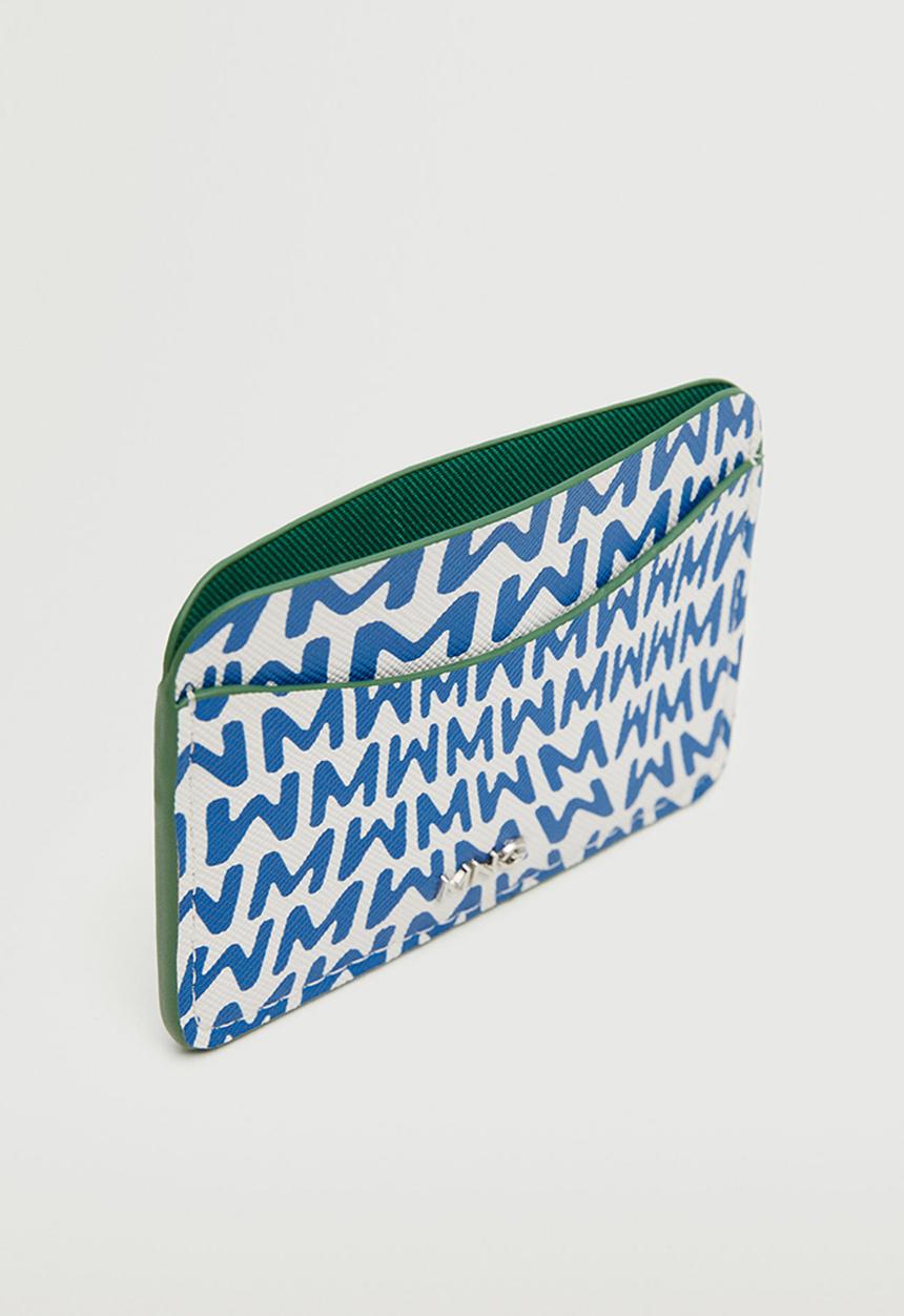 MANGO - Printed card holder - blue