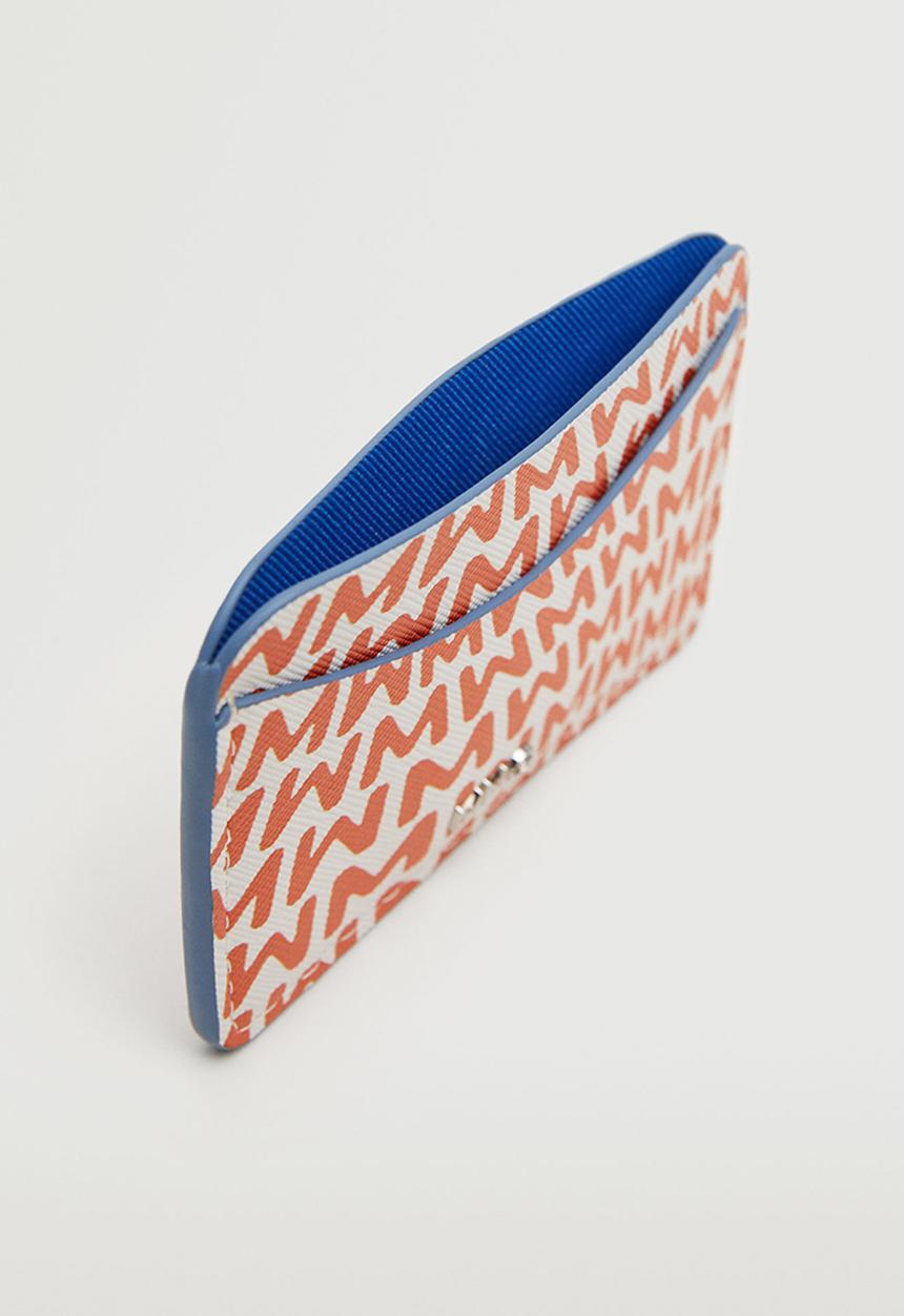 MANGO - Printed card holder - orange