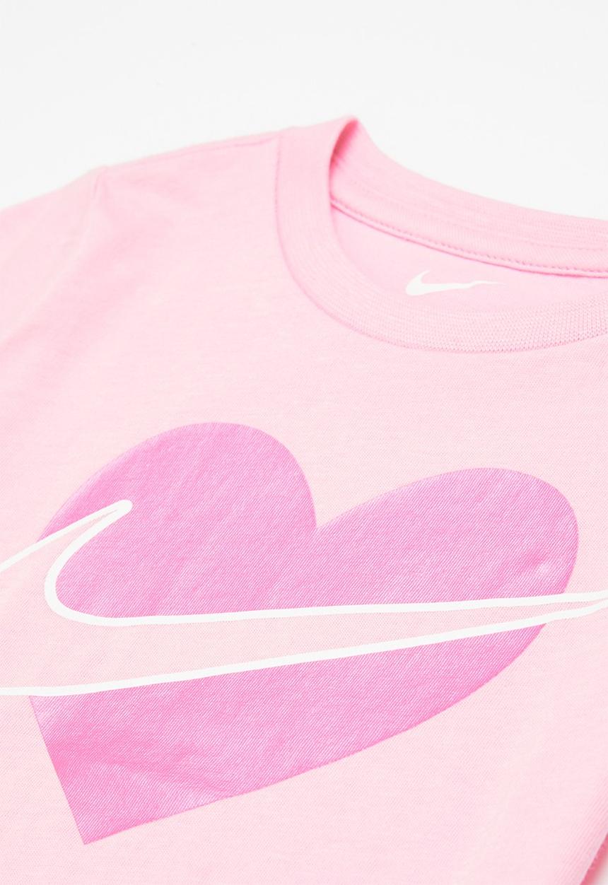 Nike - Nkg nike core heart short sleeve tee - pink 