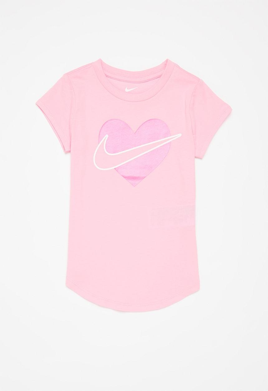 Nike - Nkg nike core heart short sleeve tee - pink 