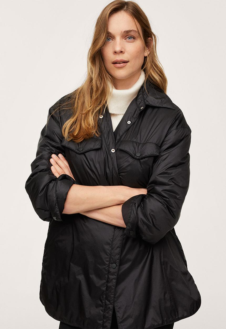 MANGO - Jacket lou - black