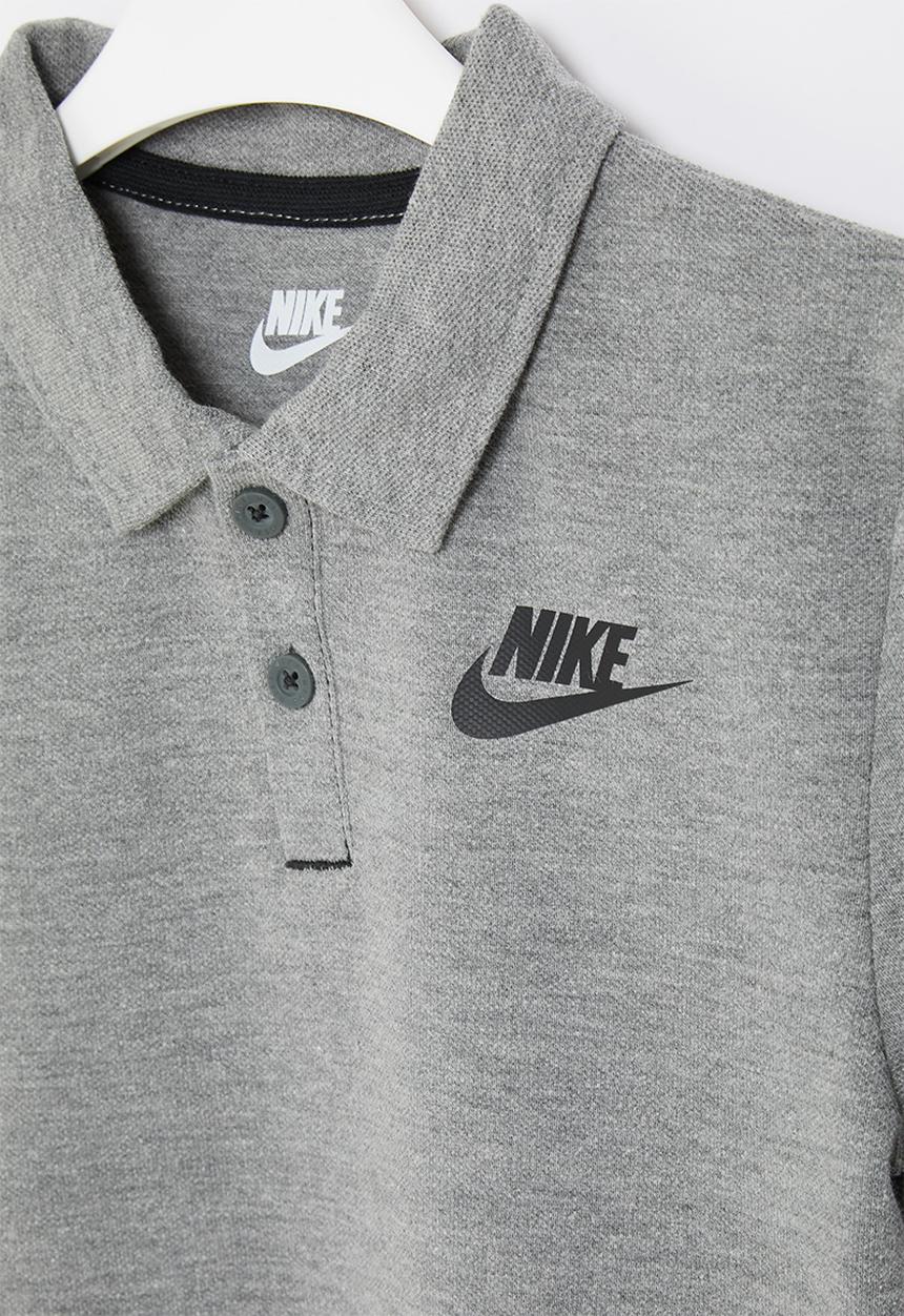 Nike - Nkb b nsw cttn pique polo - carbon heather