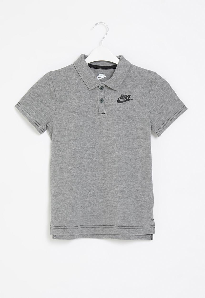 Nike - Nkb b nsw cttn pique polo - carbon heather