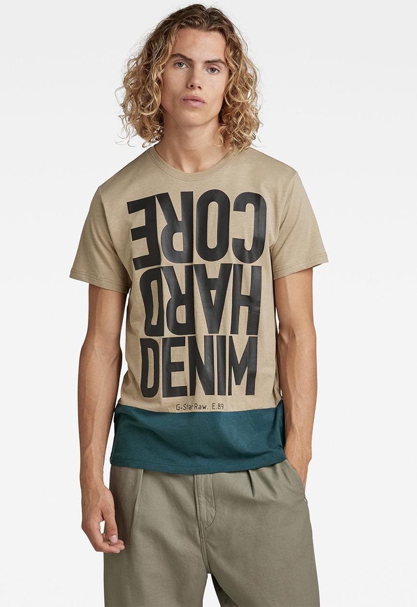 G-STAR - Hcd color block r T-shirt - tree house