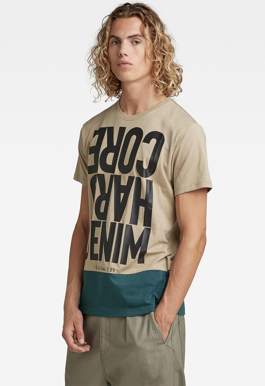 G-STAR - Hcd color block r T-shirt - tree house