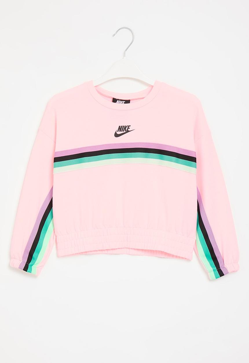Nike - Nkg wildflower crew sweatshirt - pink 