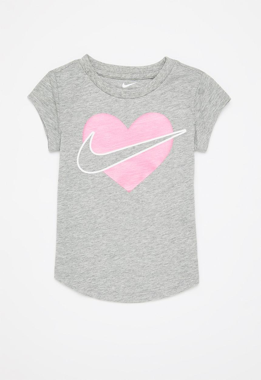 Nike - Nkg nike core heart short sleeve tee - grey