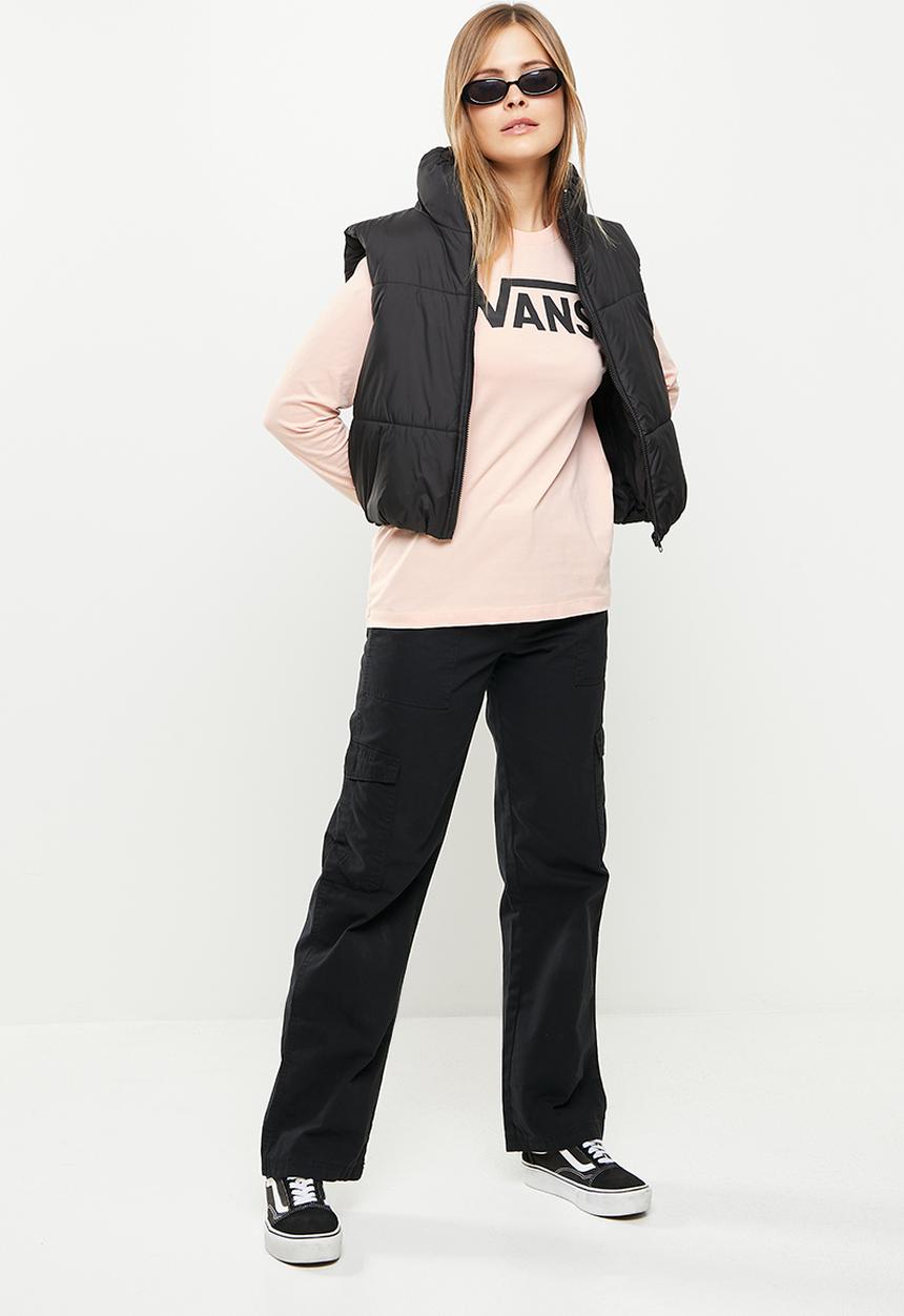 Vans - Wm flying v classic long sleeve bf - peach whip