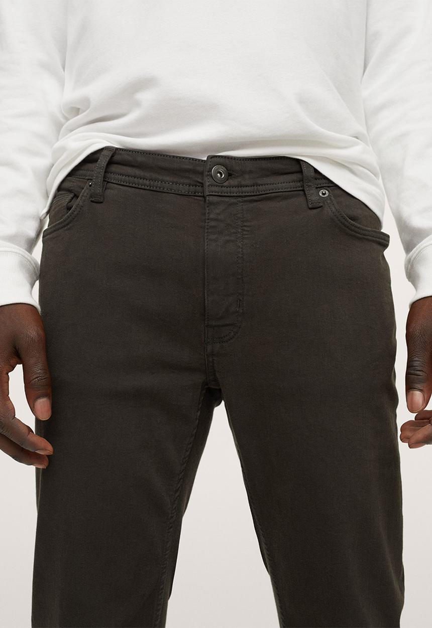 MANGO - Billy Skinny Jean Colour  - Charcoal