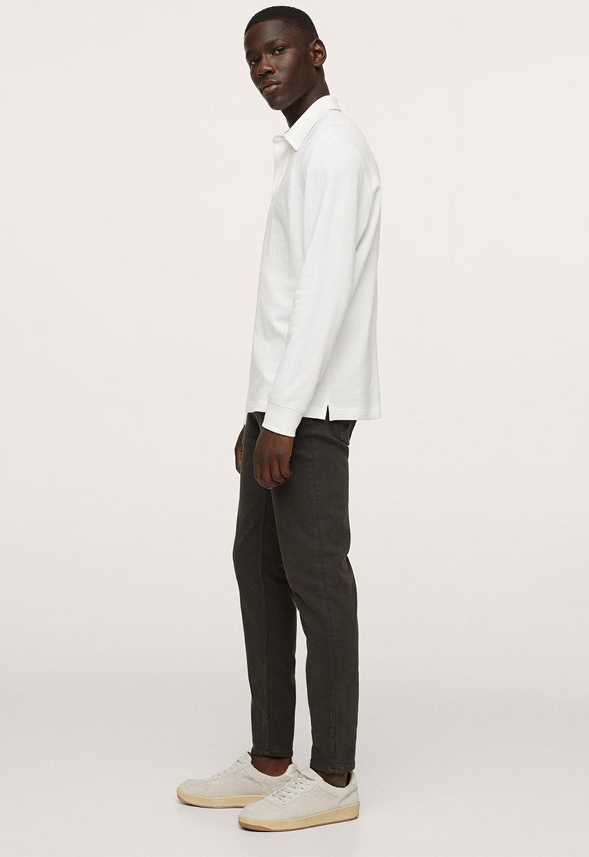 MANGO - Billy Skinny Jean Colour  - Charcoal