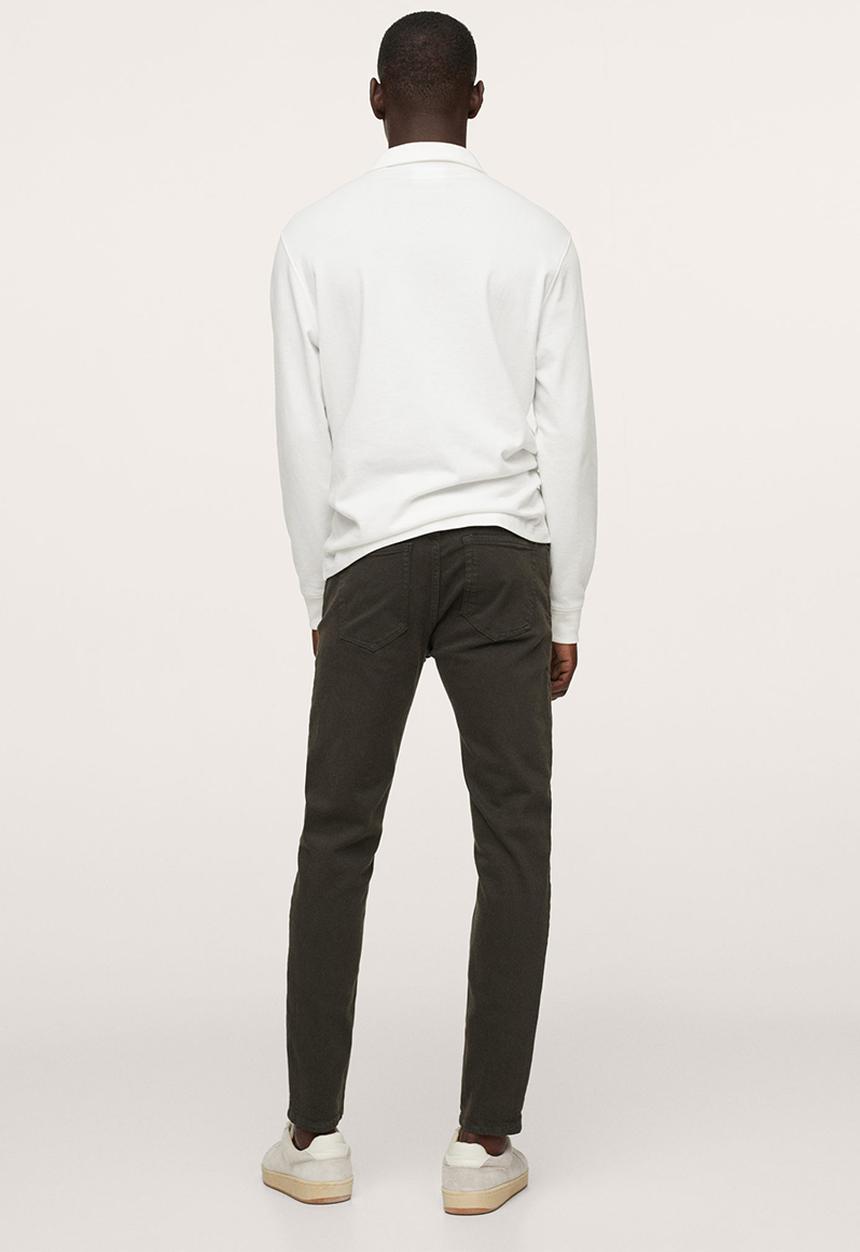 MANGO - Billy Skinny Jean Colour  - Charcoal
