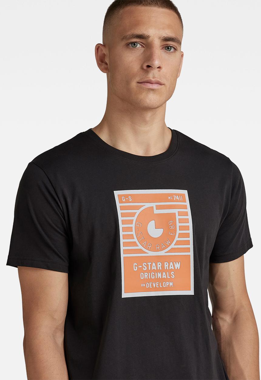 G-STAR - Boxed hd gr r T-shirt - dk black