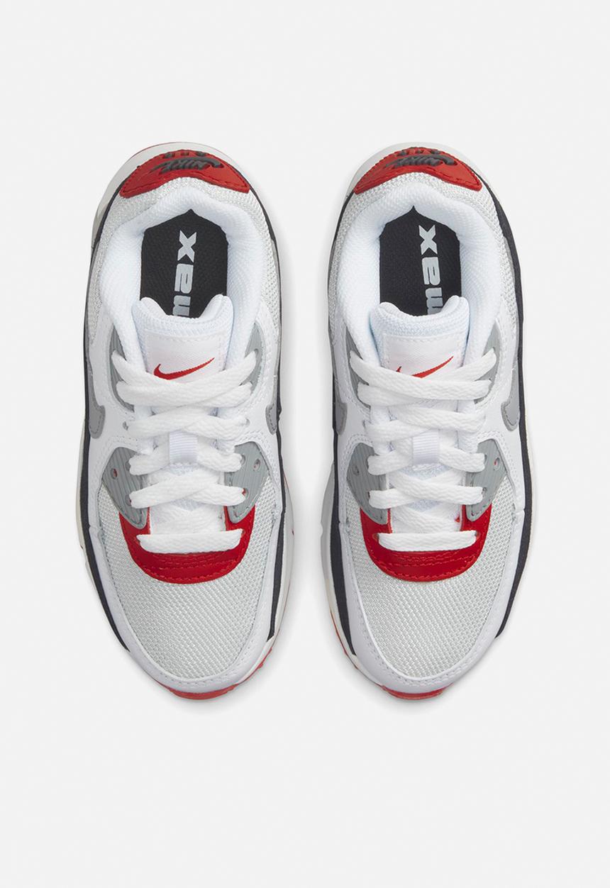 Nike - Nike air max 90 - photon dust/particle grey-varsity red