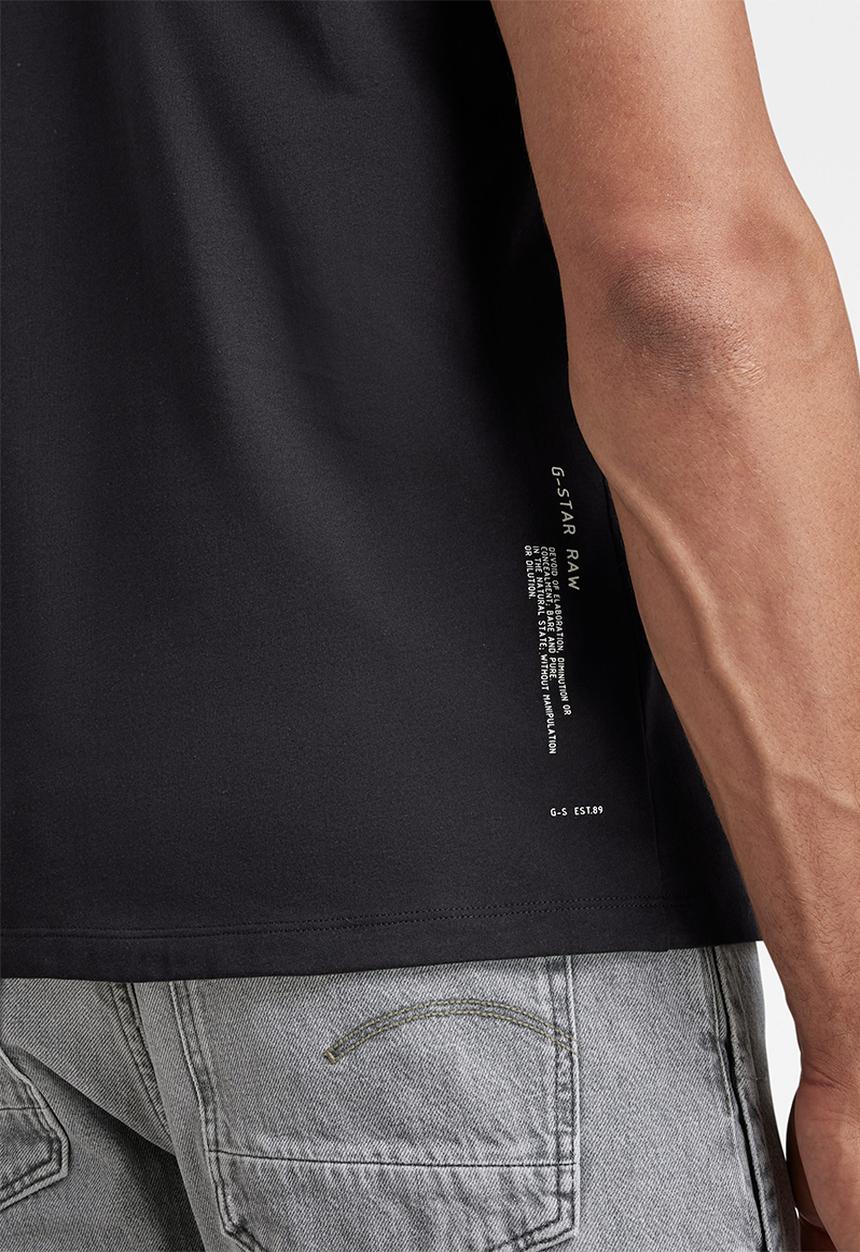 G-STAR - Logo base r T-shirt - dk black