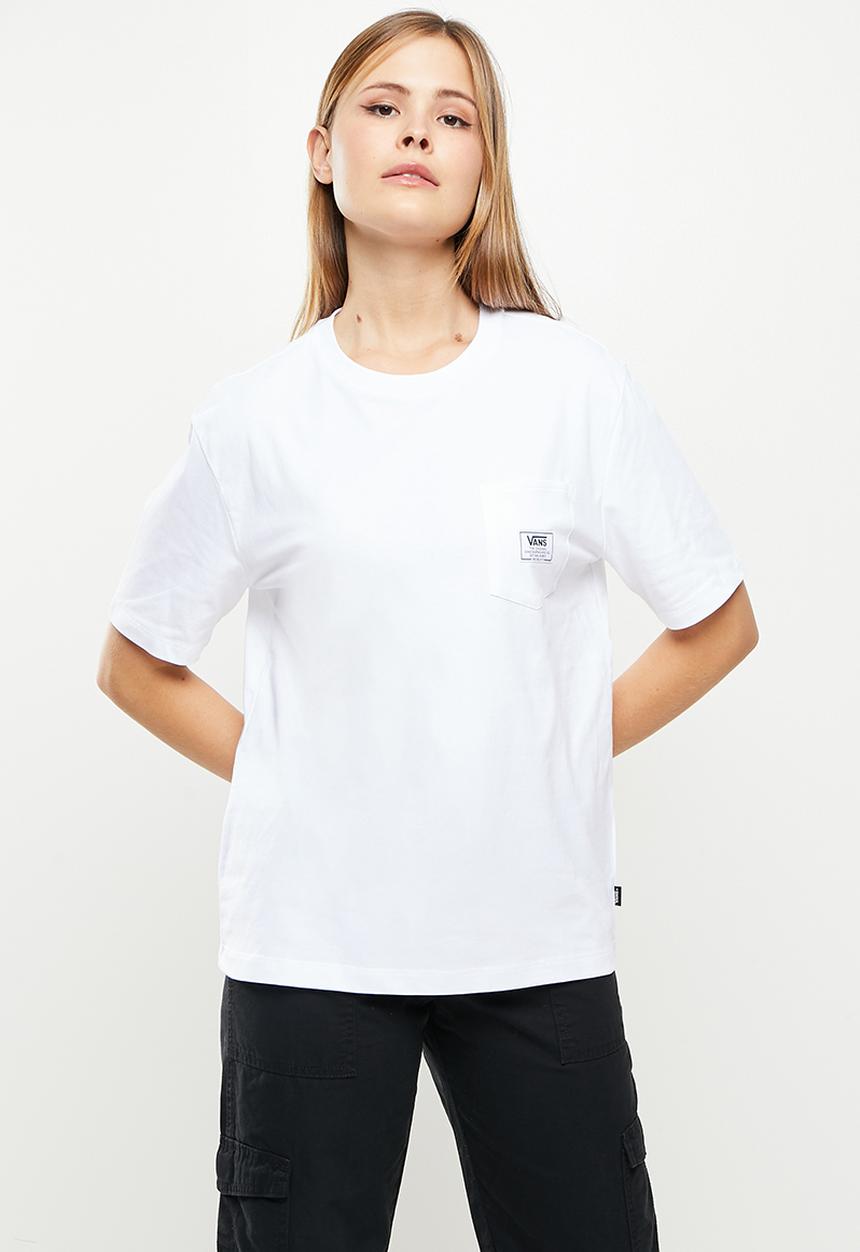 Vans - Wm classic patch pocket - white