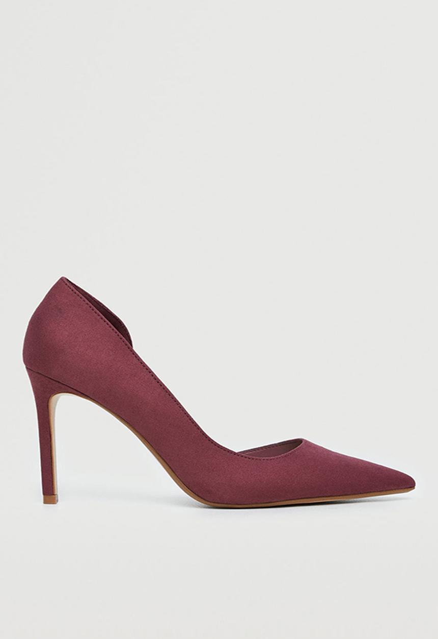 MANGO - Audrey court heel - dark red