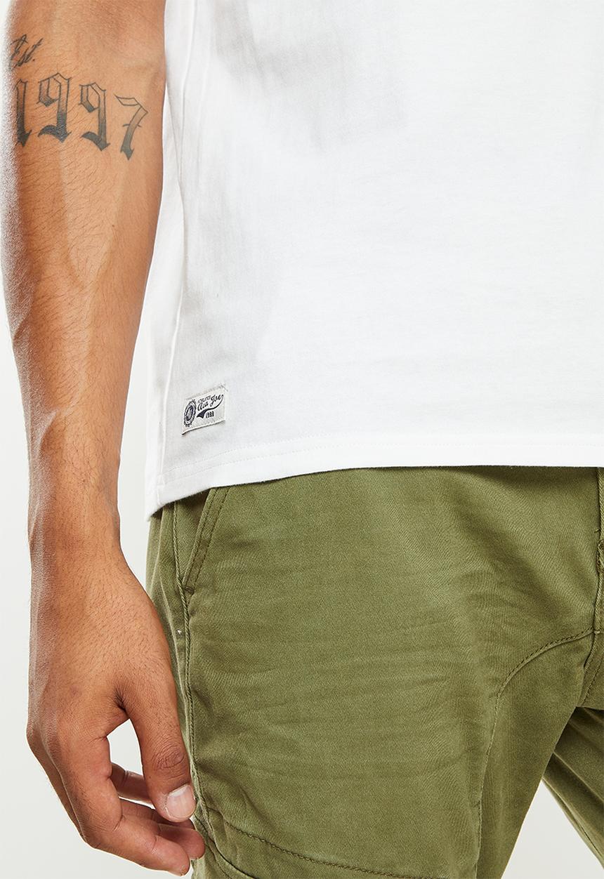 Aca Joe - Athletics short sleeve tee - white