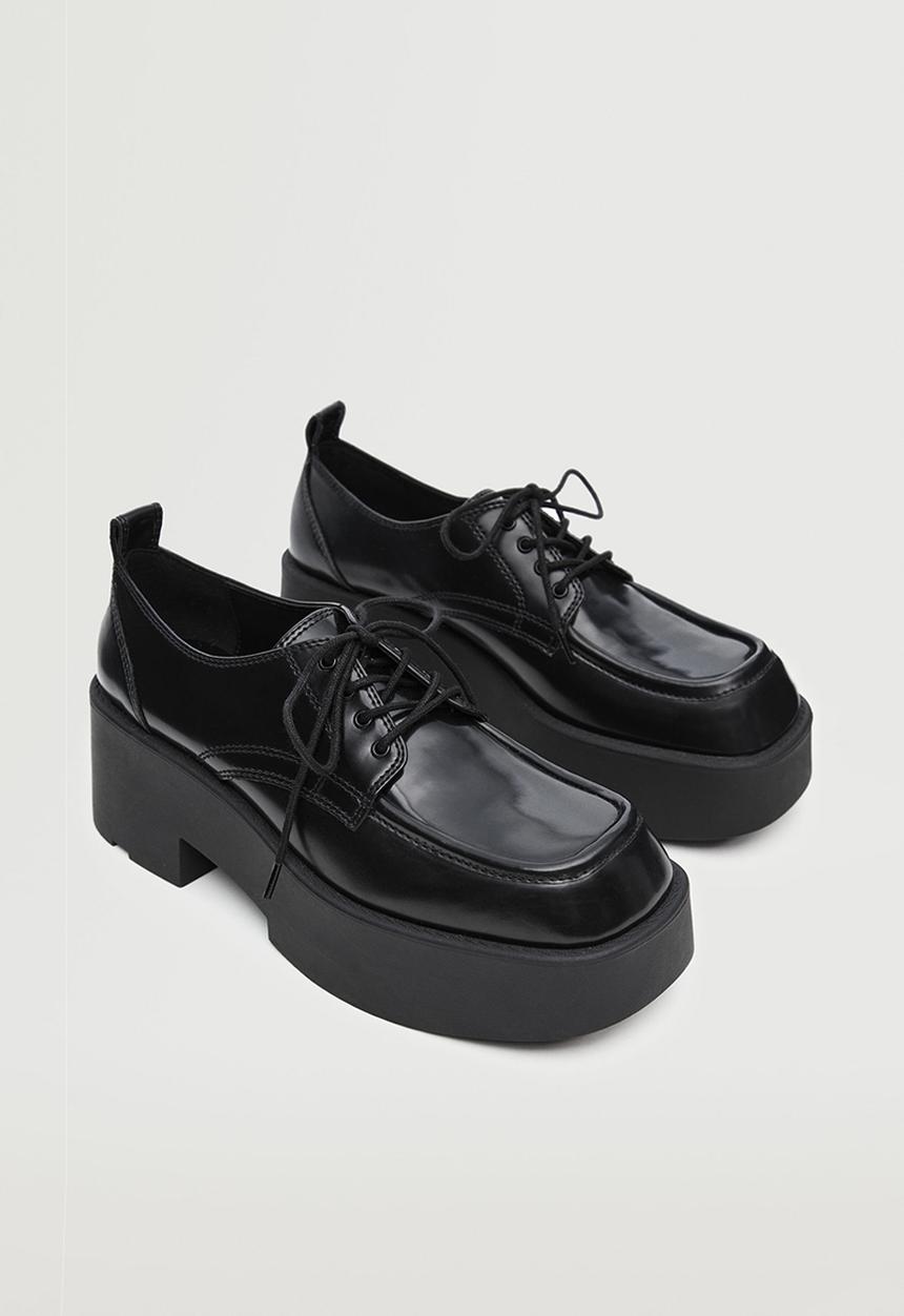 MANGO - London track sole derby - dark blue