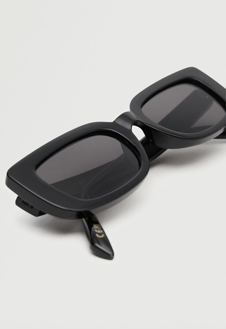 MANGO - Squared frame sunglasses - black