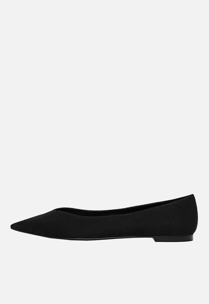 MANGO - Claire pointed pump - black