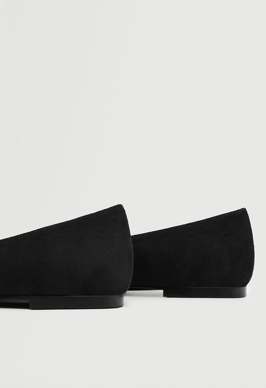 MANGO - Claire pointed pump - black