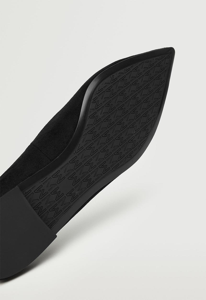 MANGO - Claire pointed pump - black