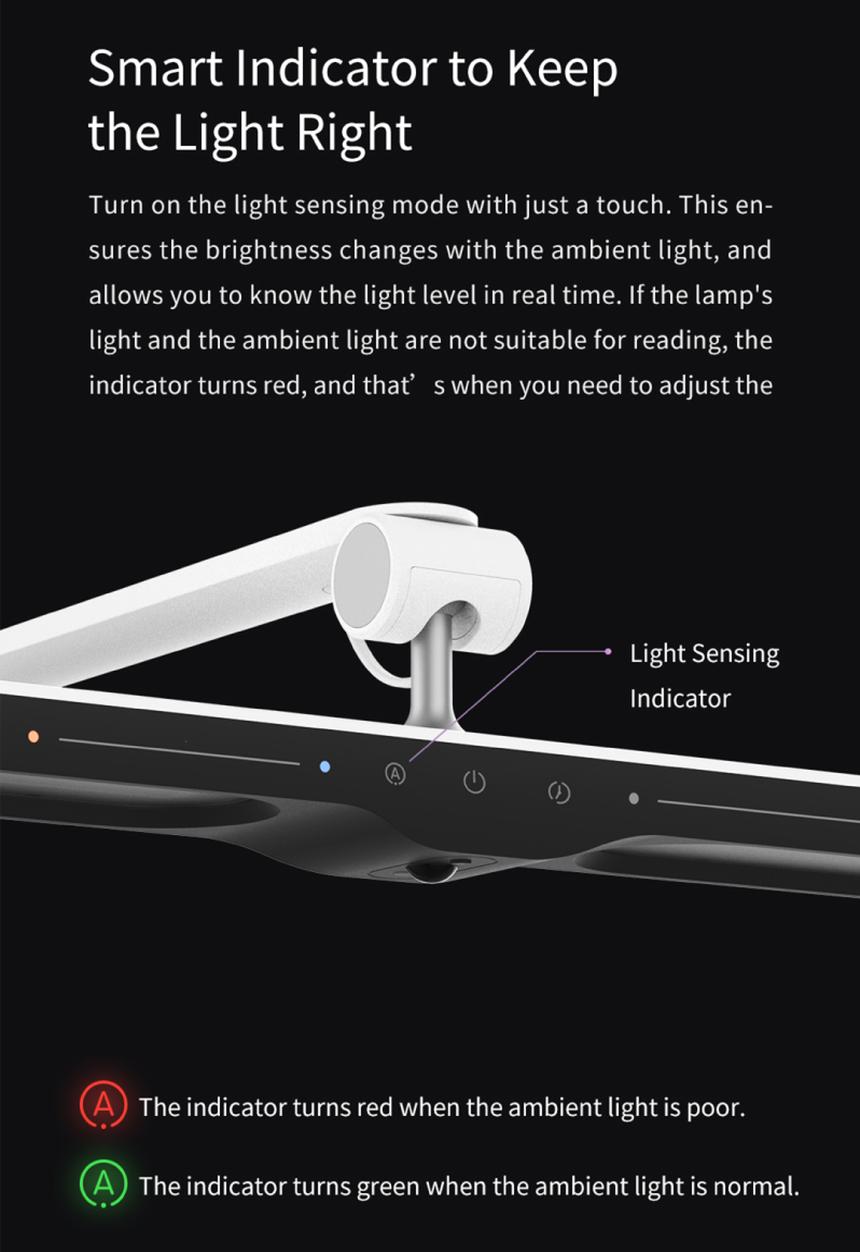 Yeelight - Led desk lamp v1 pro - white