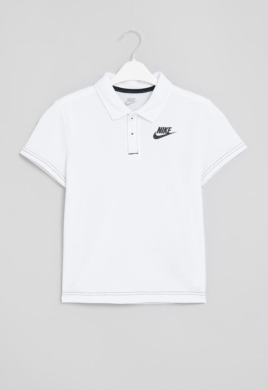 Nike - Nkb b nsw cttn pique polo - white