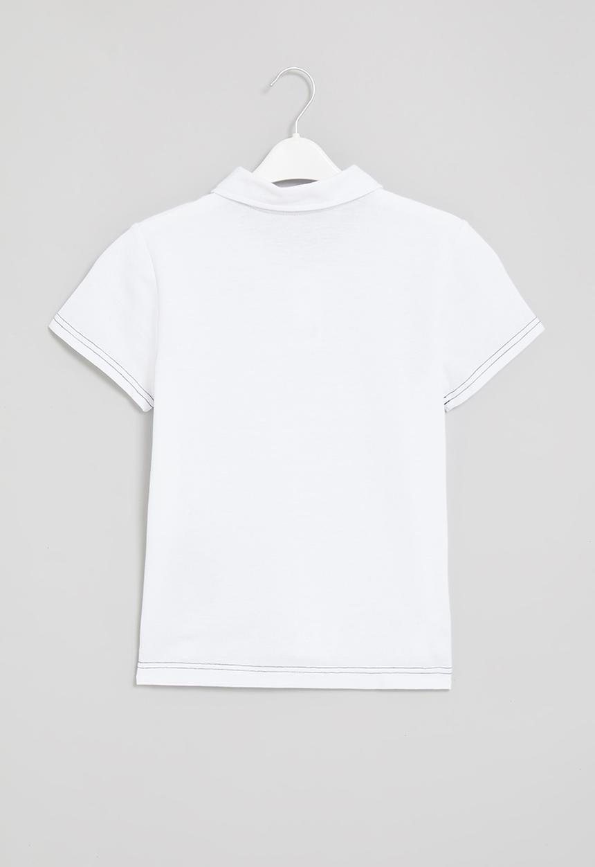Nike - Nkb b nsw cttn pique polo - white