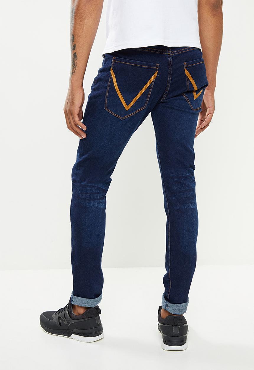 Valenta - Big v stretch jeans - navy