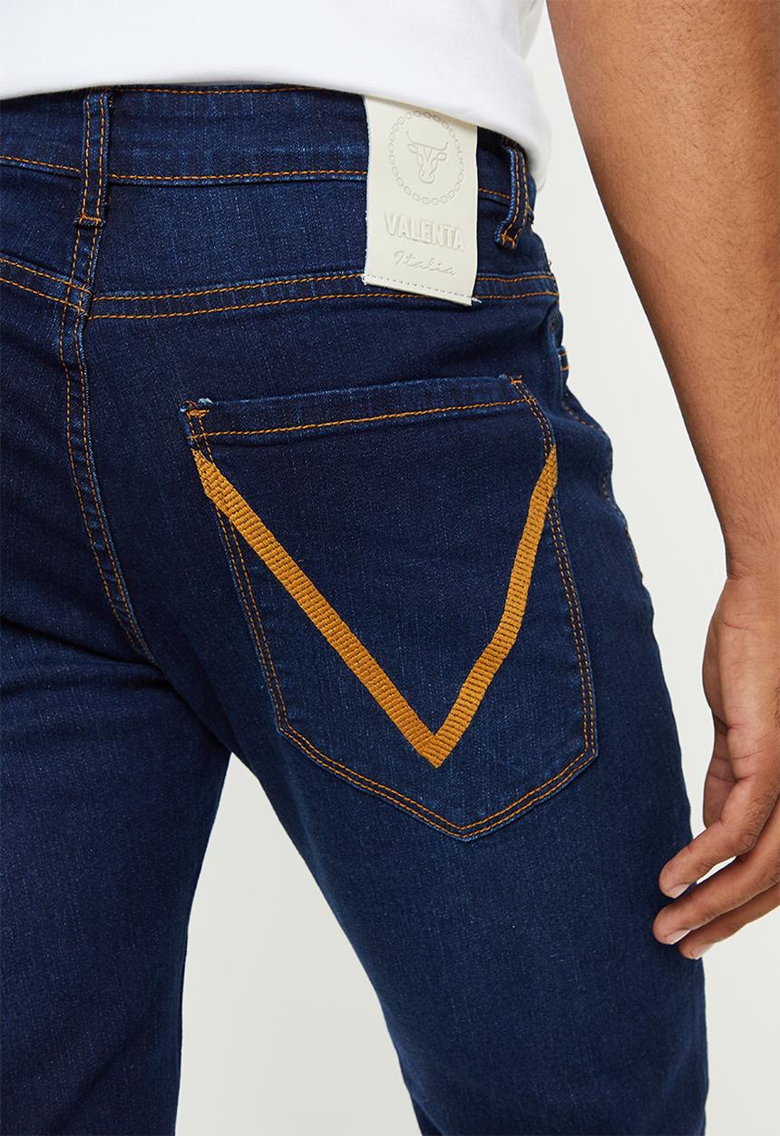 Valenta - Big v stretch jeans - navy