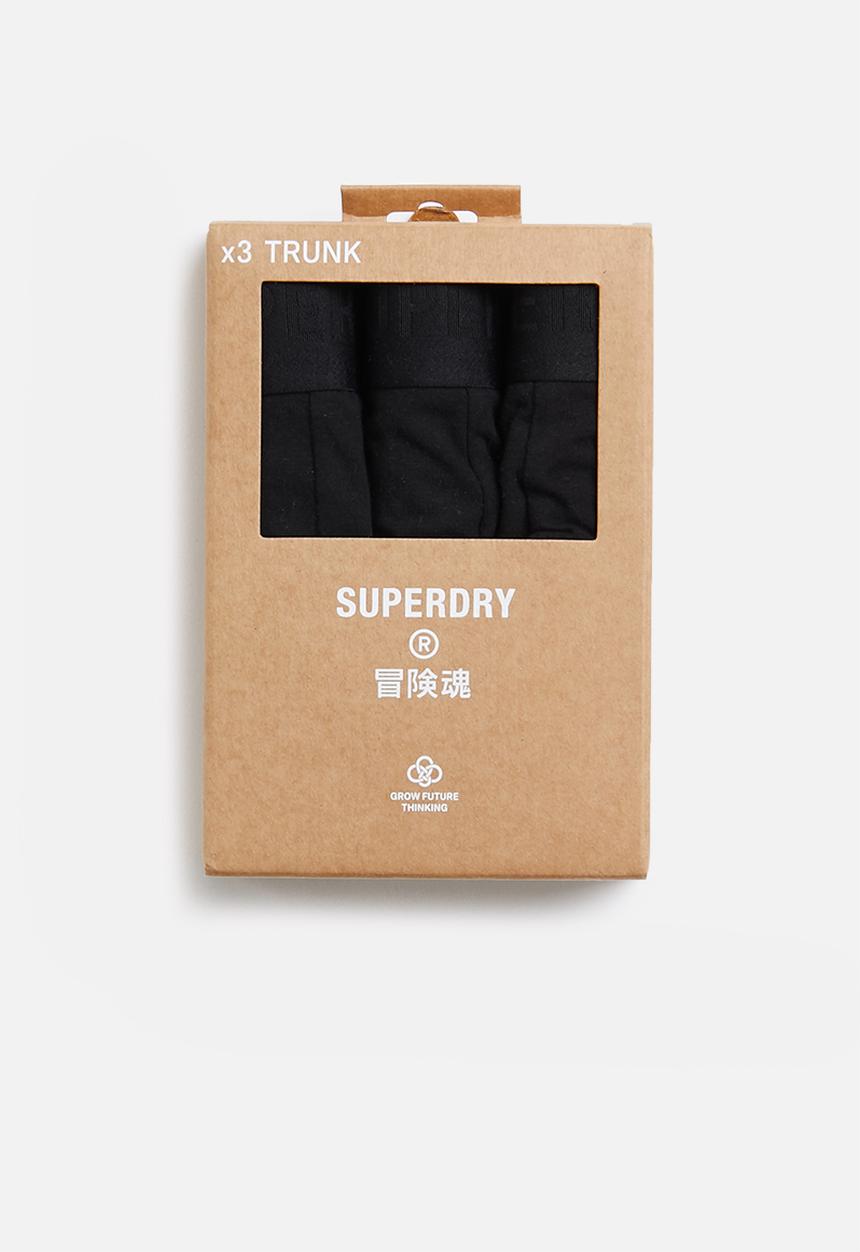 Superdry. - Trunk multi 3-pack - black